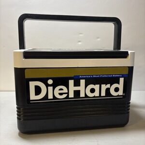 Vintage Igloo DieHard Car Battery Cooler 1980-1990s Advertising Novelty 6-pack